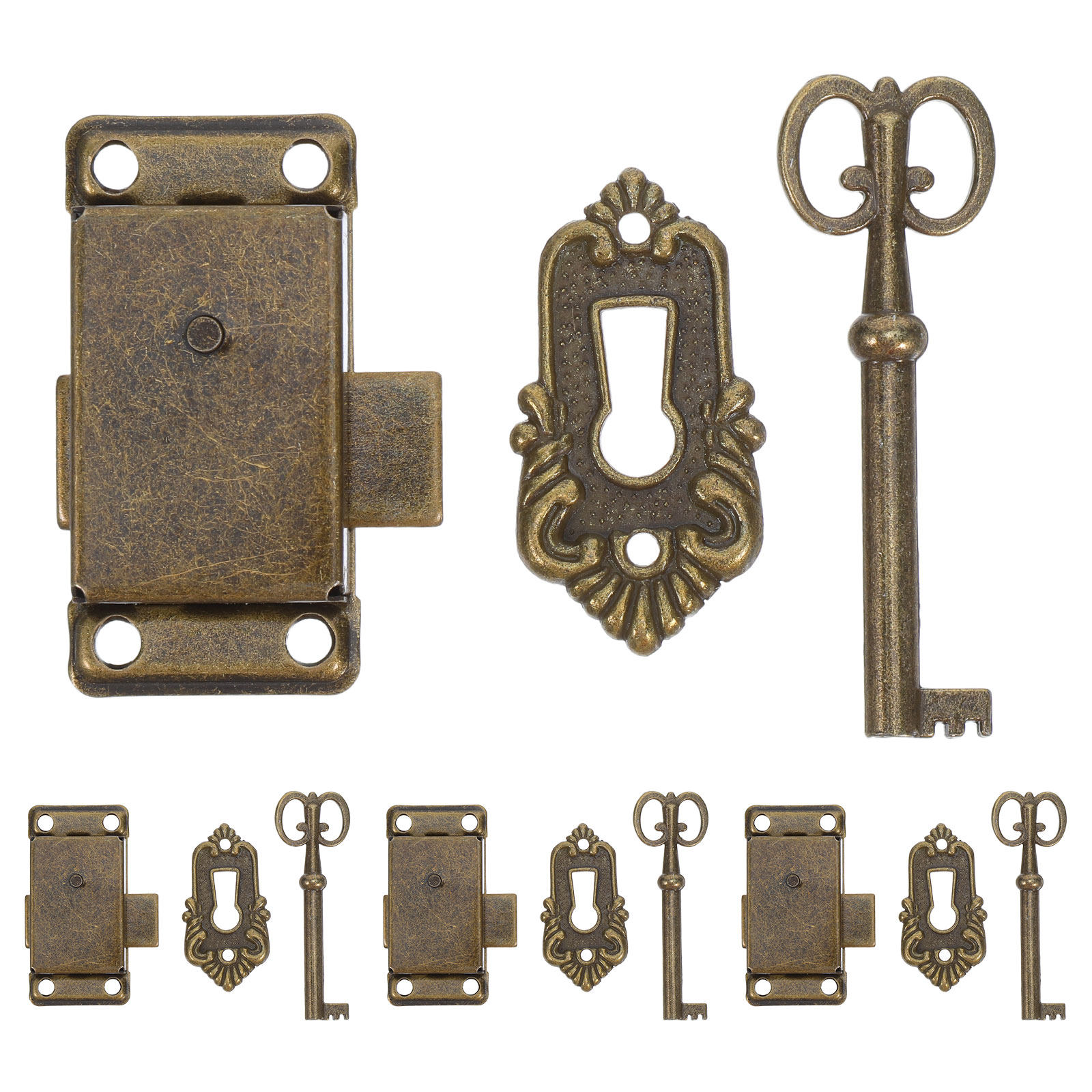 4Sets Vintage Cabinet Locks Re - огляд і ціна Vintage Furniture Hardware Replacement