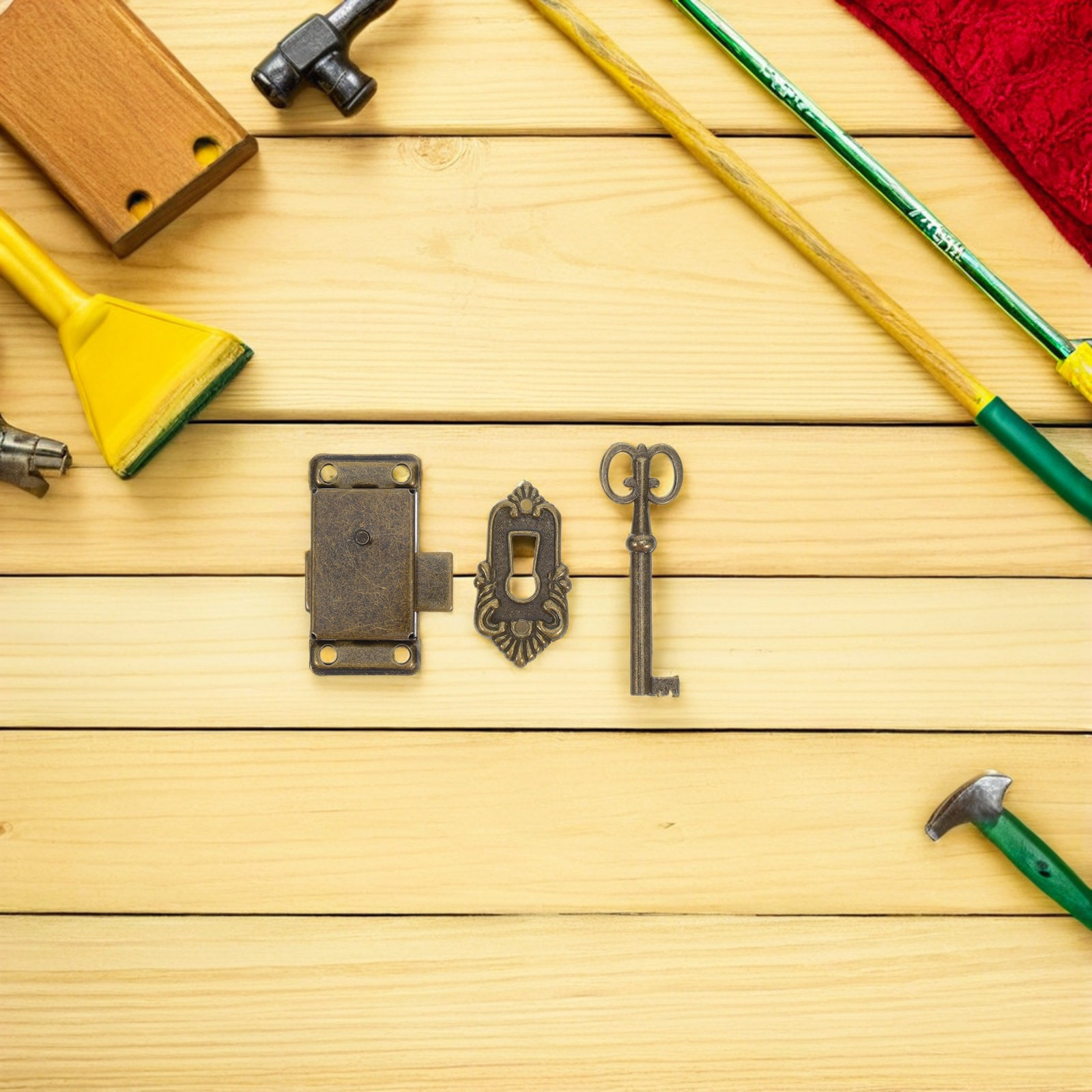 4Sets Vintage Cabinet Locks Re - огляд і ціна Vintage Furniture Hardware Replacement