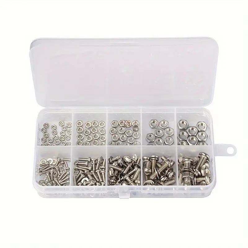 320PCS Hex Nuts & Bolts Set M2 - огляд і ціна Furniture Hardware Nut