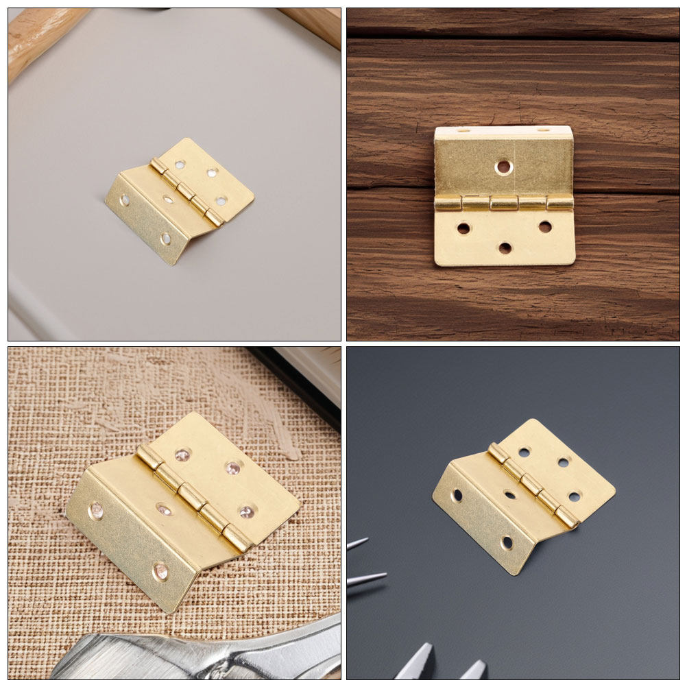 4Pcs Vintage Tri-Fold Hinges I - огляд і ціна Vintage Furniture Hardware Replacement