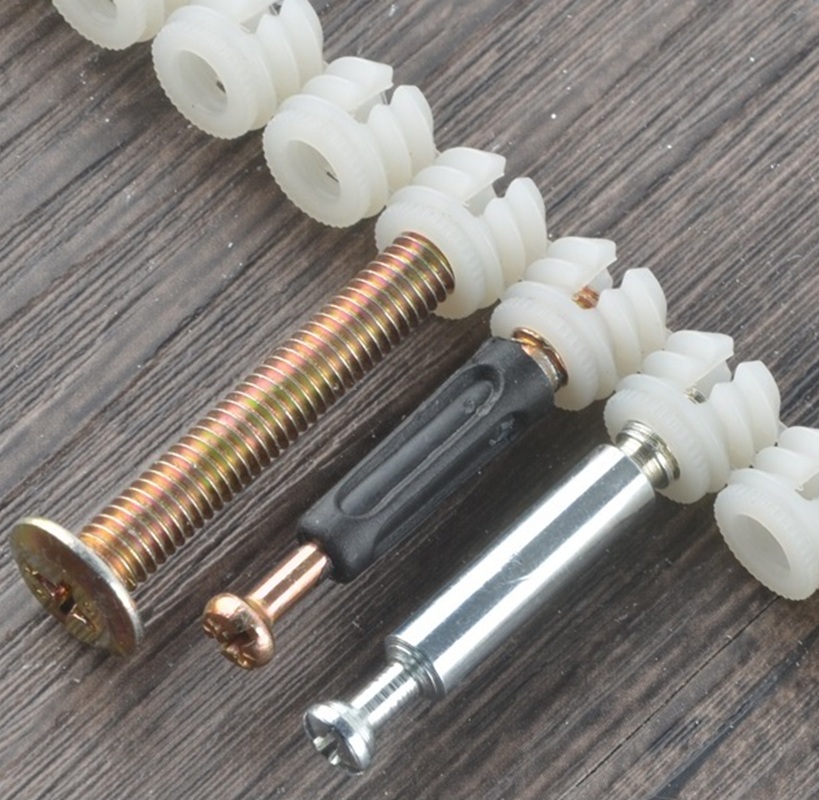 1000Pcs Plastic Zinc M6 Insert - огляд і ціна Cam Lock Nut