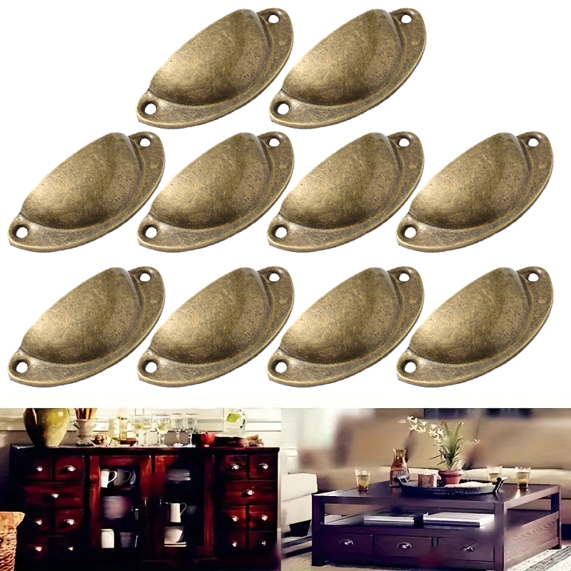 10PC Cabinets Pulls Drawer Kno - огляд і ціна Vintage Furniture Hardware Replacement